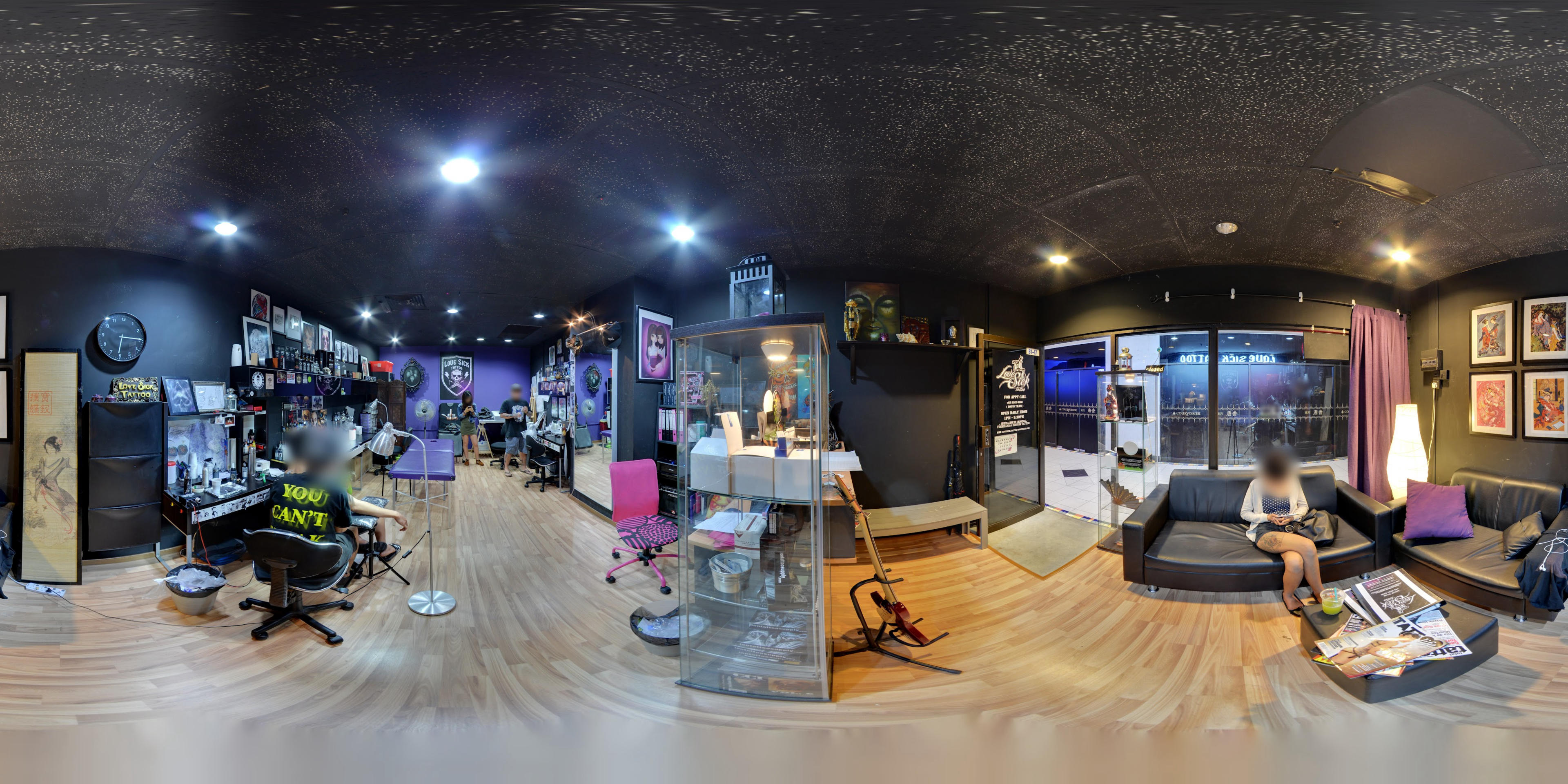 Lovesick Tattoo Singapore virtual tour preview