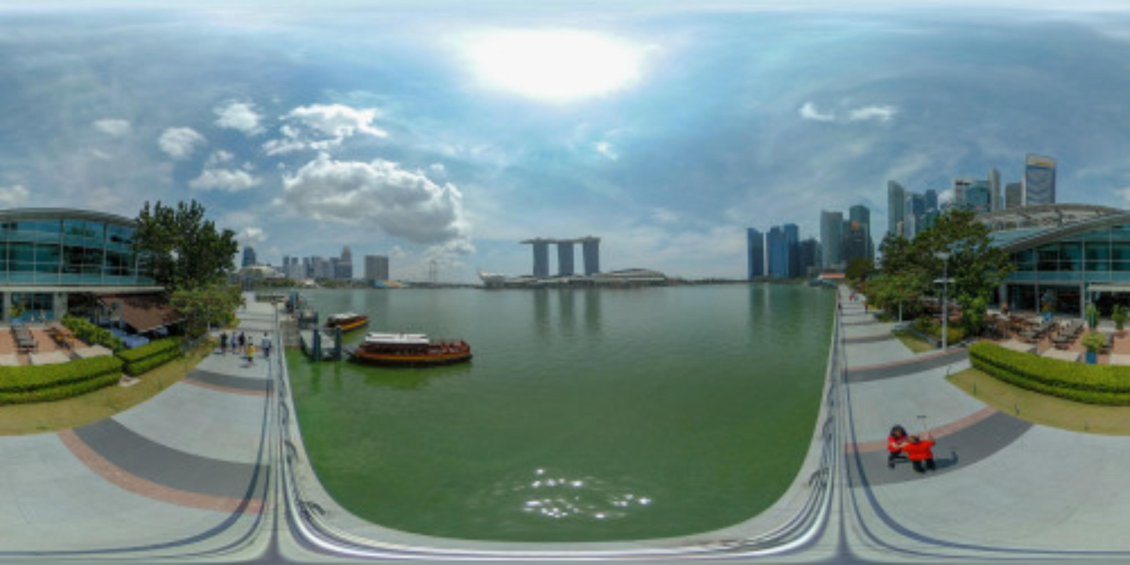 Singapore River Cruise Merlion Terminal virtual tour preview